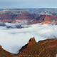 Imagen para el artículo titulado Un evento único cubre el Gran Cañón con un río de nubes
